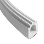 R11305 Slide Out White Rubber D Seal