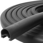 Slide Out Black "D" Rubber - 10m Length