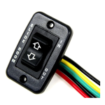 Lippert Slide Out Switch - Black - 5 Pin